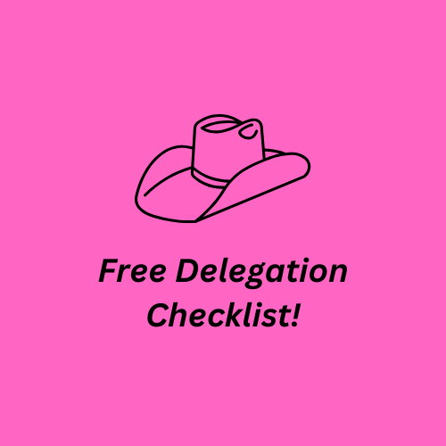 Free Delegation Checklist
